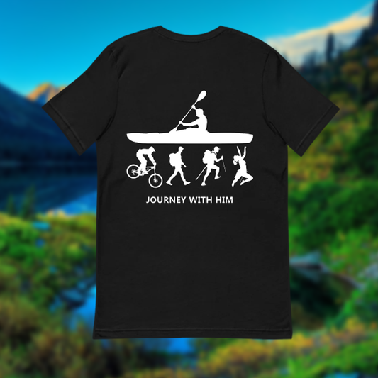 Unisex Short Sleeve T-Shirt "Journey With Him"