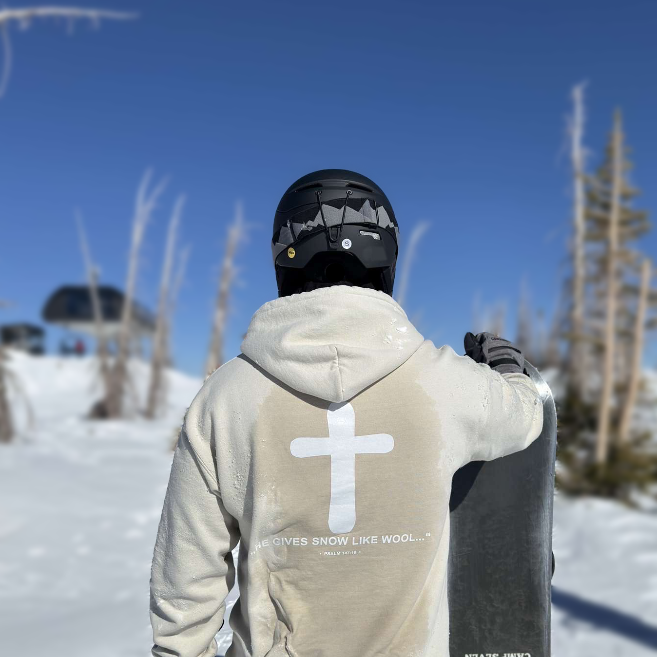 Unisex Hoodie Vol. 2 "He Gives Snow Like Wool" Original